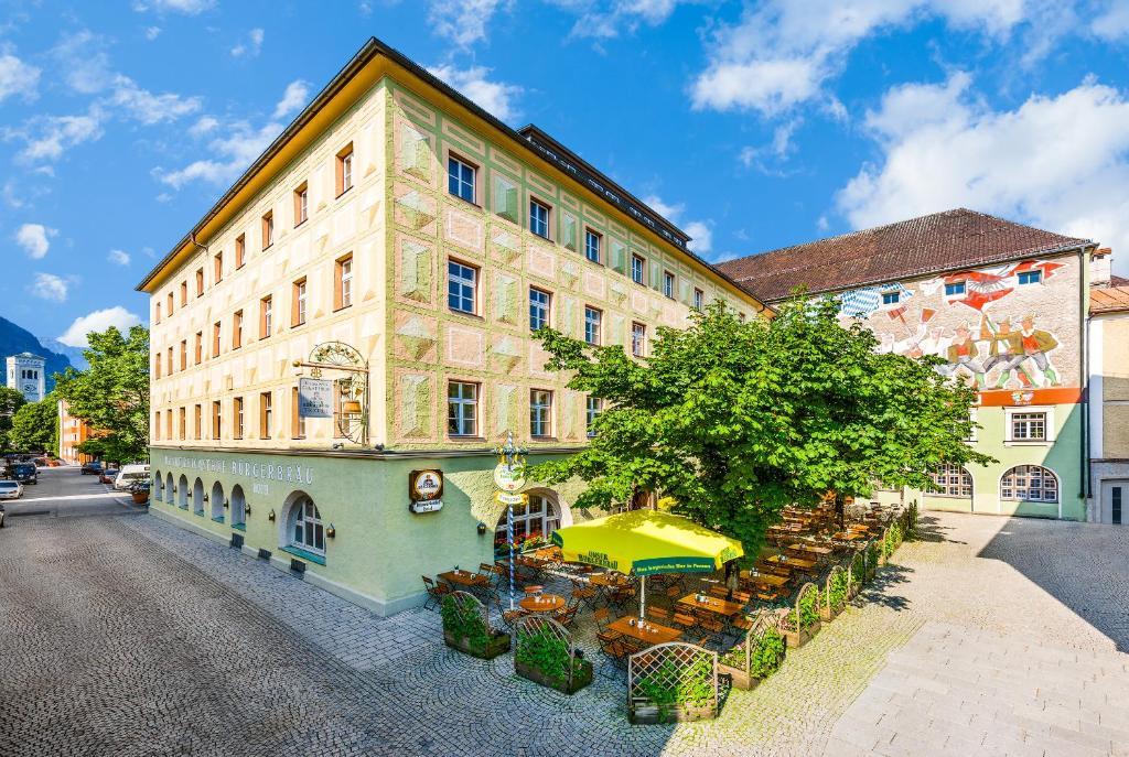 Brauereigasthof/Hotel Bürgerbräu Bad Reichenhall Exterior foto